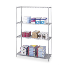 4 Tiers Home Cozinha Garagem Office Wire Shelving Rack de armazenamento